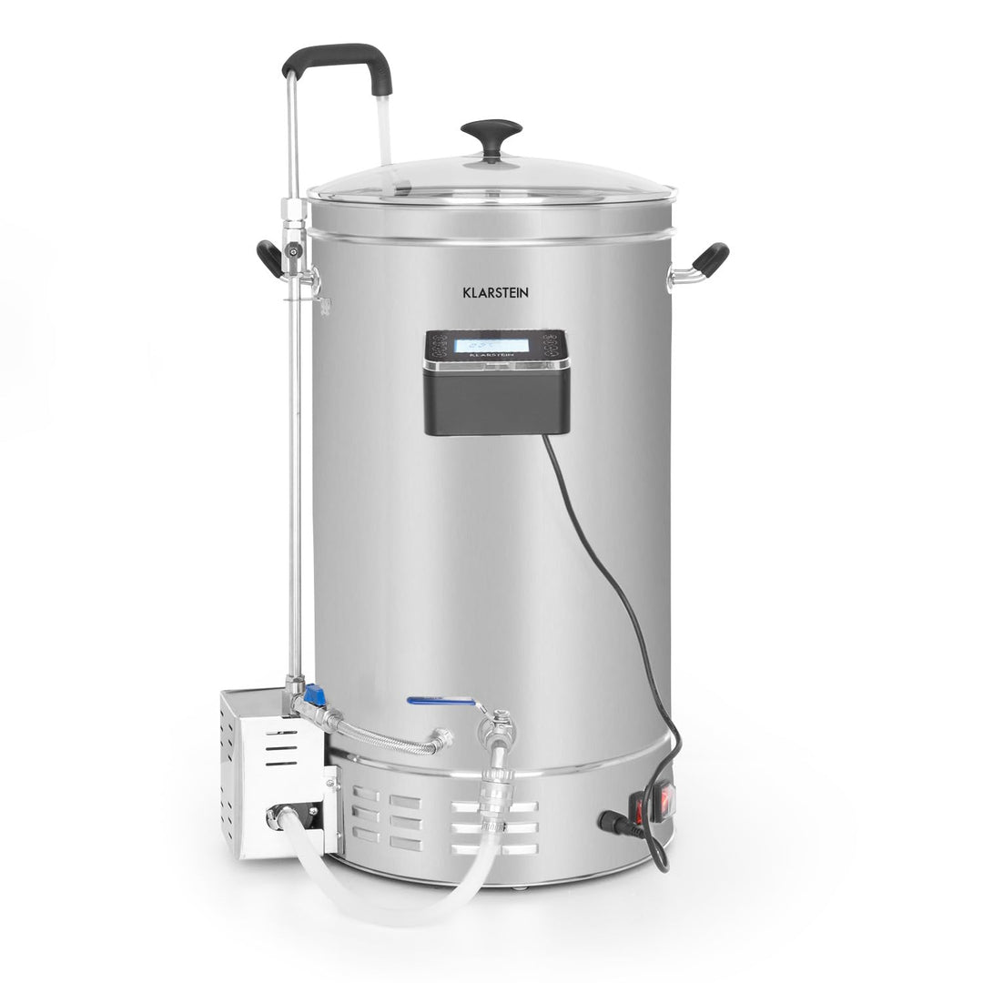 Klarstein Brauheld Pro - Bierbrauset, Maischekessel zum Bier Brauen, Bierbrauanlage, Bier-Selbstbrau