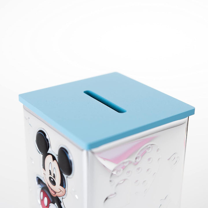 Disney Baby - Valenti&Co. - Spardose aus Miro® Silver aus der Disney-Kollektion mit Mickey-Mouse-Mot