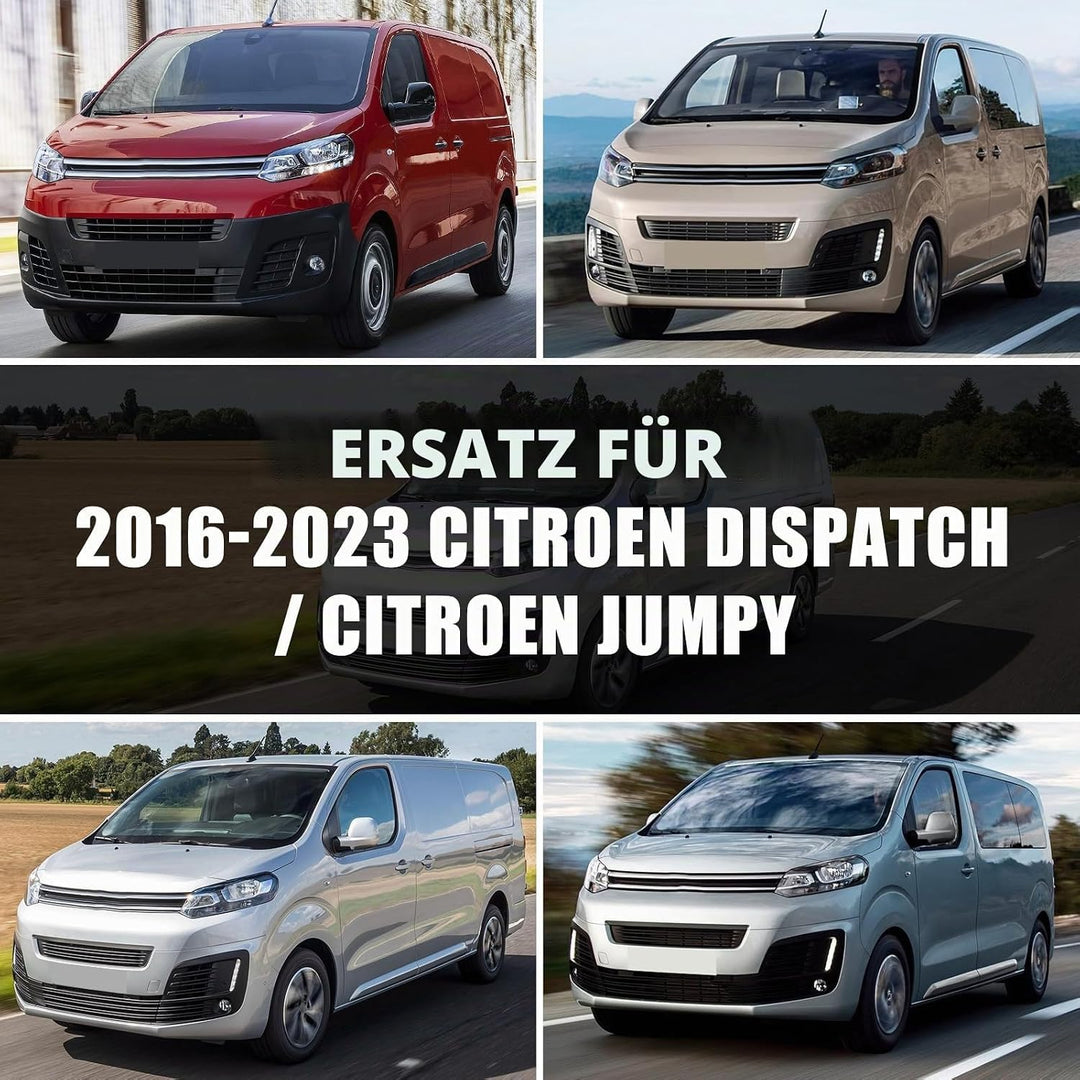 Opaltool Auto Windschutzscheiben Abdeckung für Citroen Jumpy Opel Vivaro 2016-2024, 600D Frontscheib