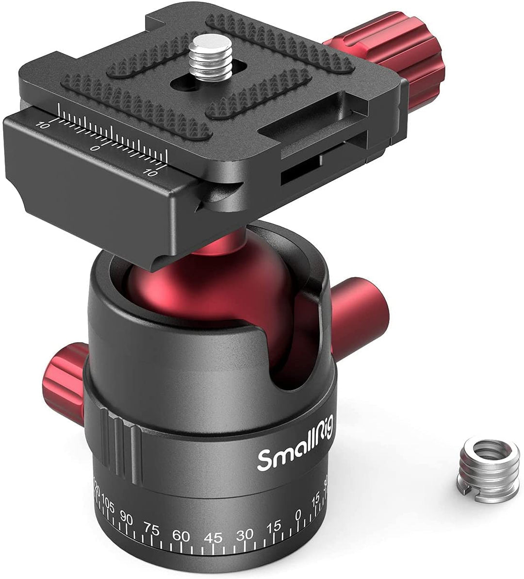 SMALLRIG 360° Kugelkopf mit 1/4 Zoll Schraubbefestigung Aluminium Mini Stativkopf für Canon/für Sony