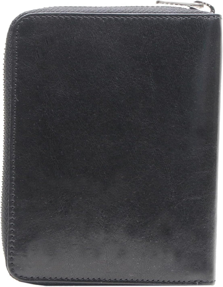 Esquire Toscana Damengeldbörse Leder 14 cm Schwarz, Schwarz