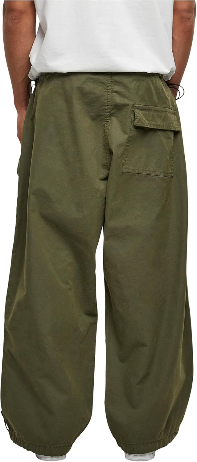 Urban Classics Herren Wide Cargo Pants Hose 5XL Olive, 5XL Olive