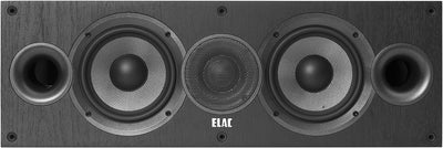 ELAC Debut 2.0 Center-Lautsprecher C5.2, Box für Musikwiedergabe über Stereo-Anlage, 5.1 Surround-So