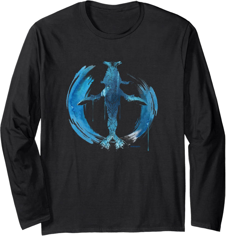 Avatar: The Way of Water Tulkun Tribal Art Circle Langarmshirt