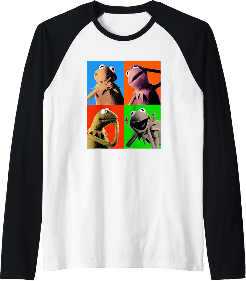 Disney Die Muppets Kermit Der Frosch Pop Art Raglan