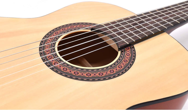 Voggenreiter Kindergitarre 1/2 Grösse aus Holz - Gitarre für Kinder ab 6 Jahren für Anfänger geeigne