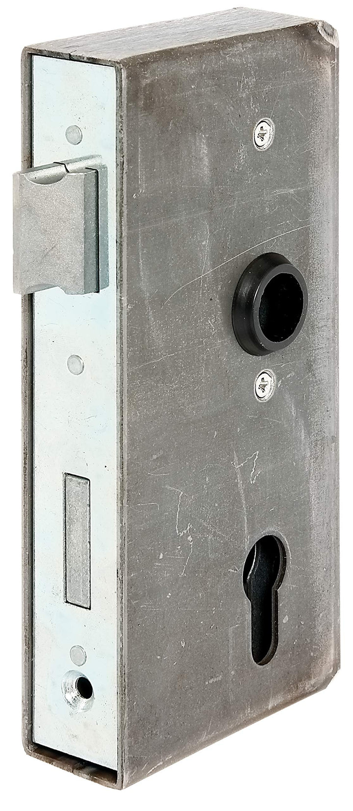 Alberts 413415 Schlosskasten | mit verzinktem Schloss | Stahl | Dornmass 55 mm | 185 x 90 x 34 mm, 1