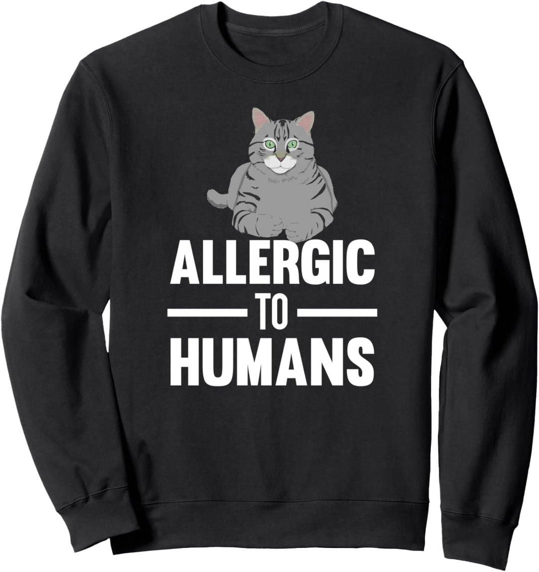 Allergic To Humans British Shorthair Cat Sweatshirt
