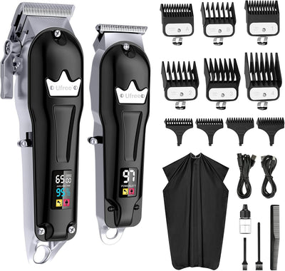Ufree® Haarschneidemaschine für Männer Professional + Hair Bart Trimmer Kit, Barber Clippers Hair Cu