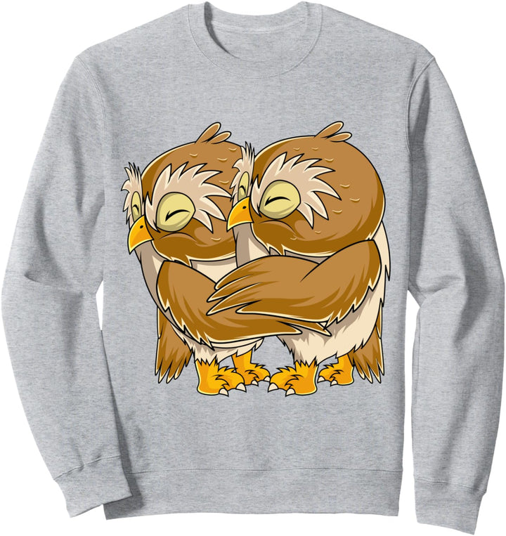 Eulen Kinder Damen Mädchen Eule Sweatshirt