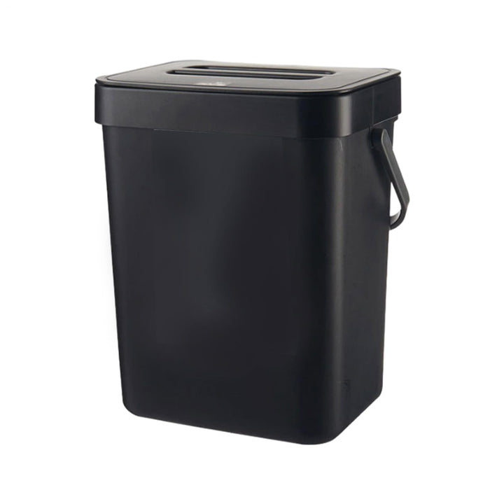 Generisch 5L Wandmontierter Mülleimer Mit Deckel, 24.5x18.5x14.5cm Küchenmülleimer En Kunststoff Mit