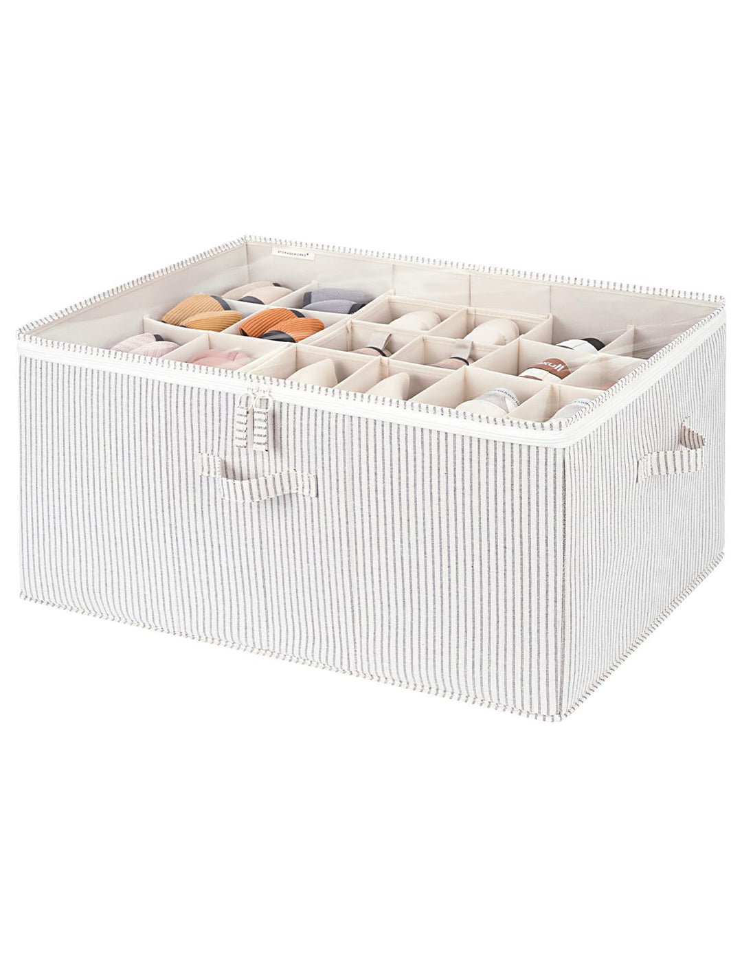 StorageWorks Schuh Organizer für Schrank, grosse Schuhaufbewahrung platzsparend für bis zu 24 Paar,