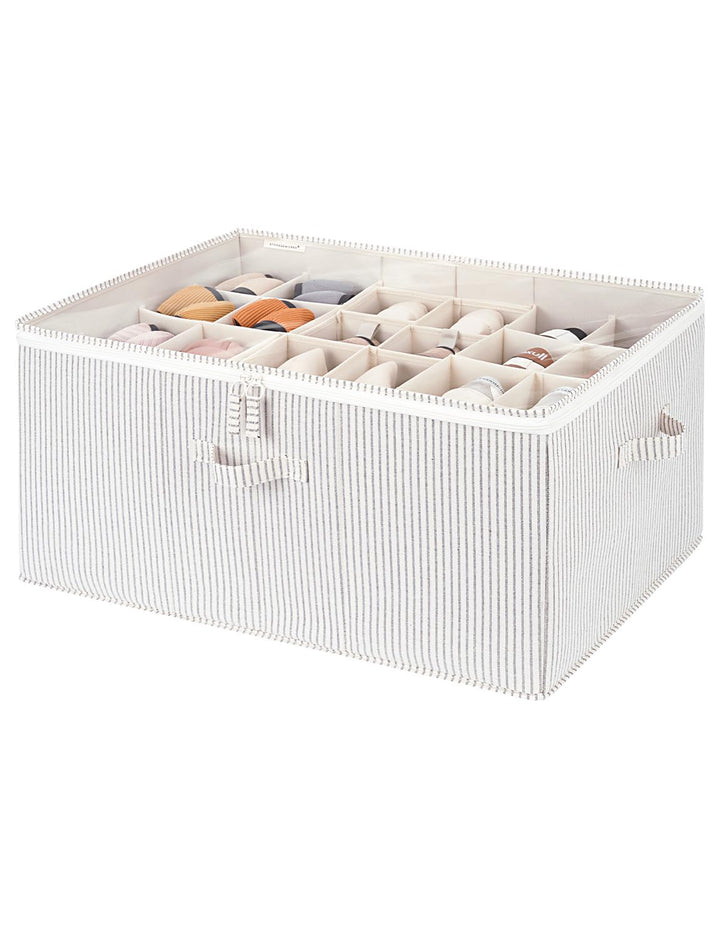 StorageWorks Schuh Organizer für Schrank, grosse Schuhaufbewahrung platzsparend für bis zu 24 Paar,