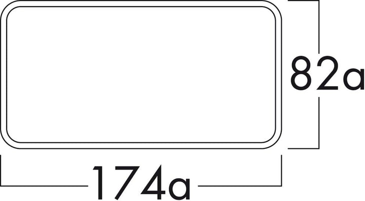 Naber K-Klima-R flow 125 Mauerkasten, weiss