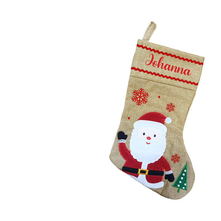 minimutz Nikolausstrumpf Kinder - Personalisiert mit Name - Weihnachtsstrumpf zum Aufhängen & Befüll
