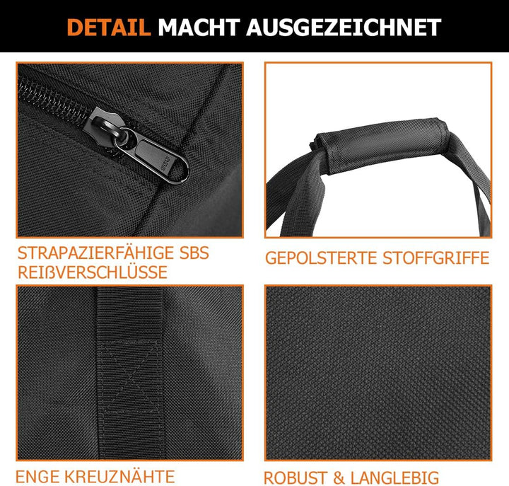 INFANZIA 53L Kleine Sporttasche, Faltbare Reisetasche, Wasserdicht Handgepäck Wochenende Tasche für