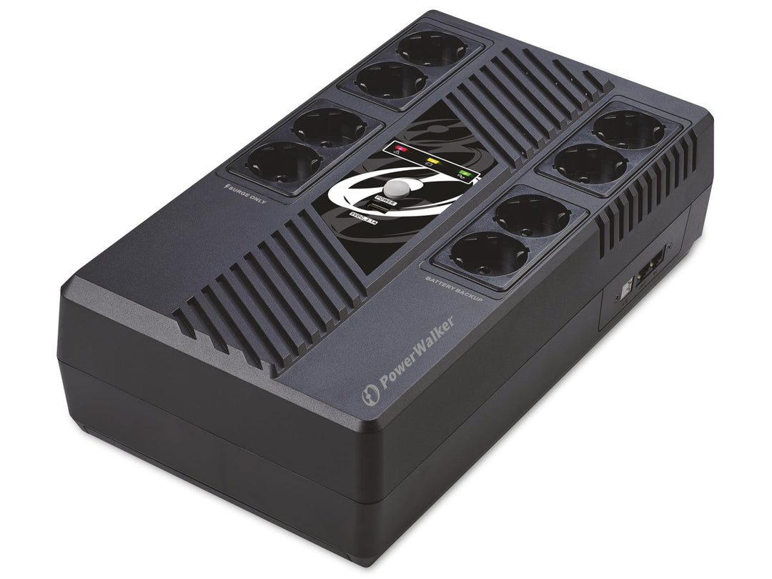 PowerWalker VI 10121160 Schwarz 600VA, 600VA