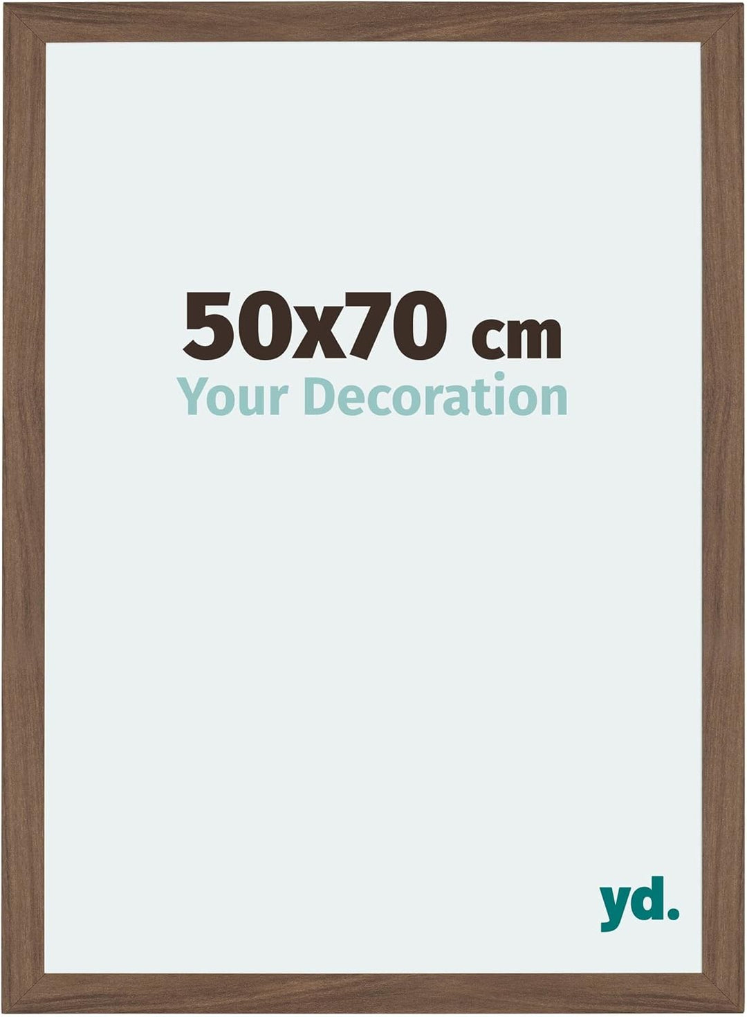 yd. Your Decoration - Bilderrahmen 50x70 cm - Bilderrahmen aus MDF mit Acrylglas - Antireflex - Ausg