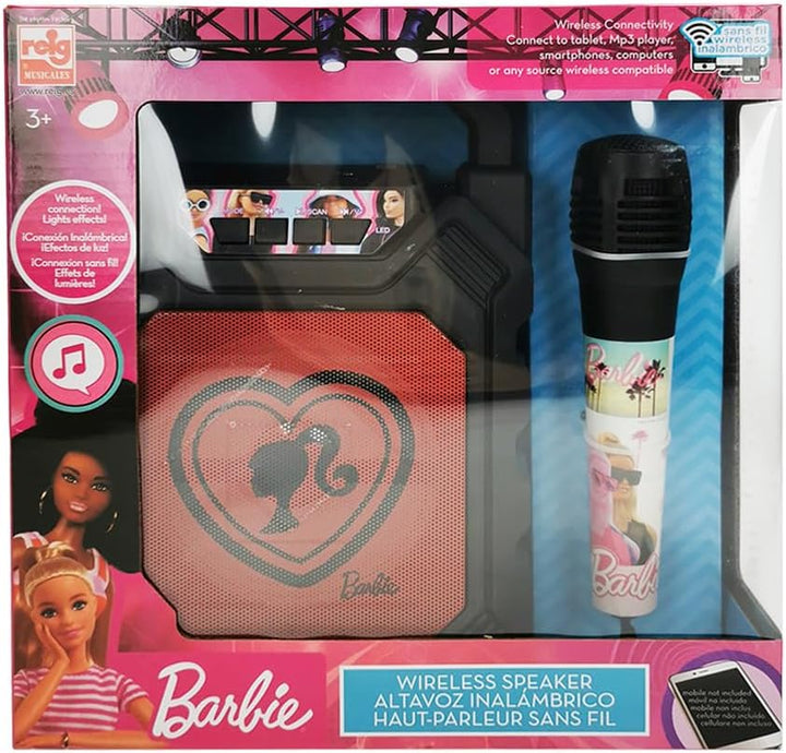 REIG 4420 Bafle mit Mikrofon Barbie