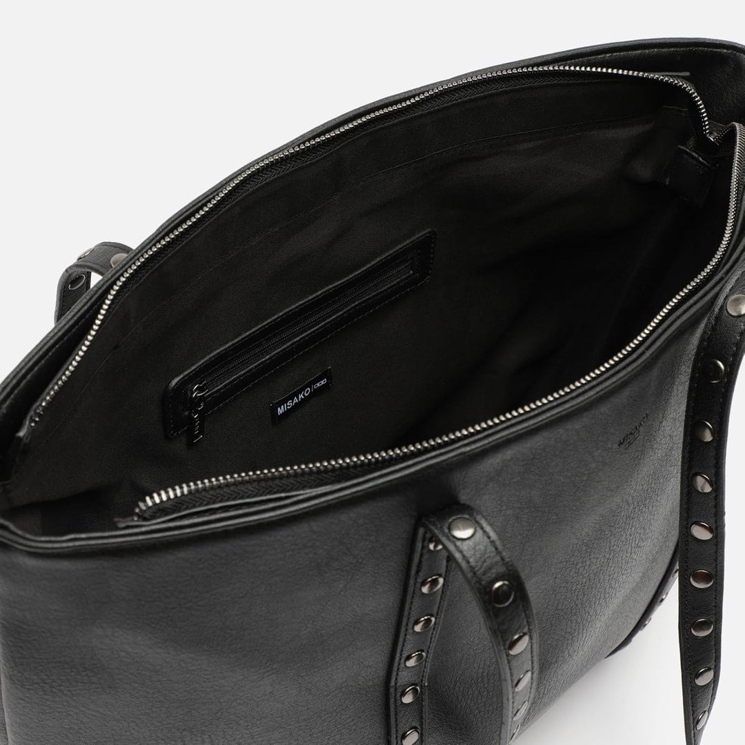MISAKO WATTY BAG - Mittlere Tasche Frau - 44X30X15 CM - Black