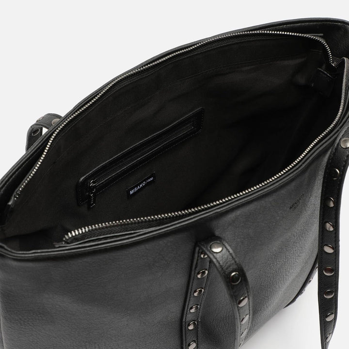 MISAKO WATTY BAG - Mittlere Tasche Frau - 44X30X15 CM - Black