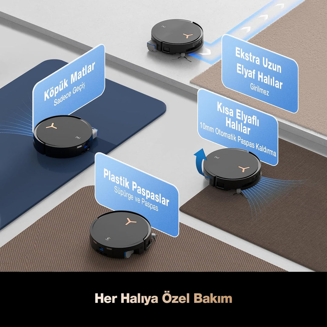 ECOVACS DEEBOT X8 PRO Omni Saugroboter mit Wischfunktion, OZMO Roller mit kontinuierliches Wischen &