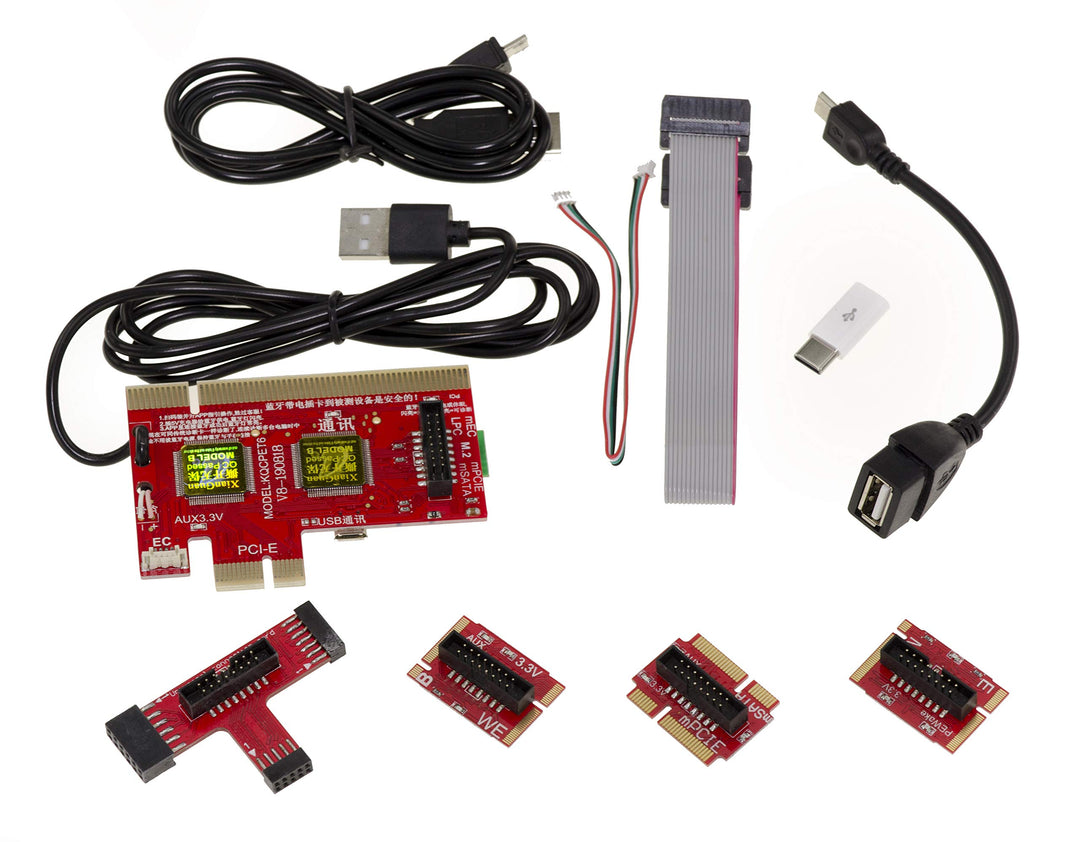 KALEA-INFORMATIQUE Hauptplatine Testgerät für PC und Laptop. Mit PCI PCIe LPC und EC DEBUG Port