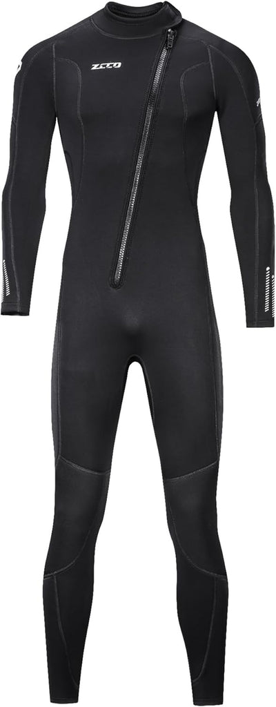 Ultra-Stretch-Neoprenanzug, 3 mm, Frontreissverschluss, Ganzkörper-Tauchanzug, Einteilig, für Männer