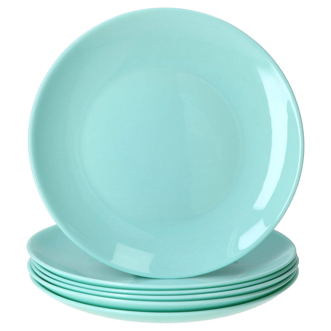 MamboCat 6er Set Mint Kuchenteller aus Glas I Ø 19 cm I kleine Teller für Kuchen, Dessert, Vorspeise