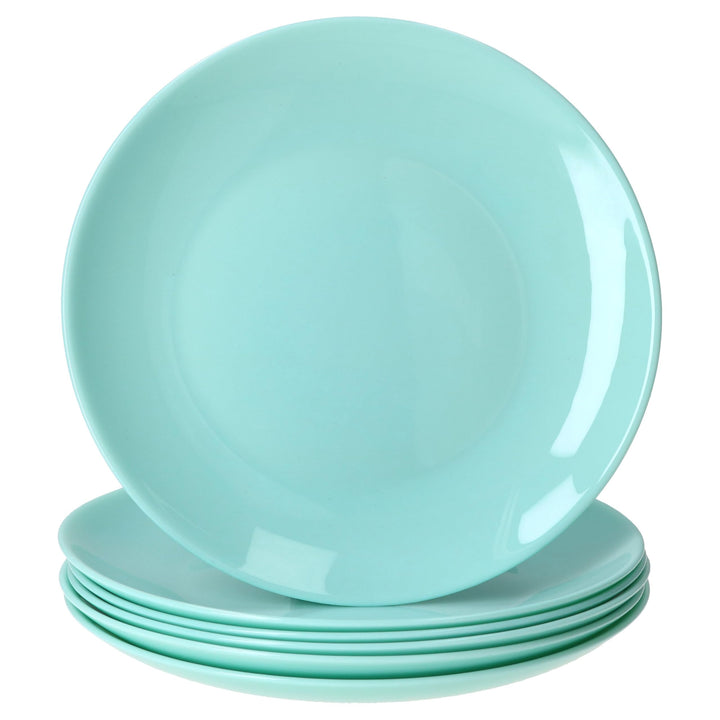 MamboCat 6er Set Mint Kuchenteller aus Glas I Ø 19 cm I kleine Teller für Kuchen, Dessert, Vorspeise