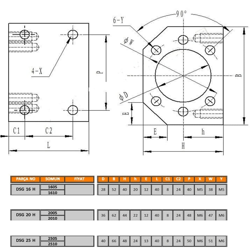 BEVDICNC Kugelumlaufspindel SFU1605 1200mm Gewindespindel Edelstahl Kugelumlaufspindel mit BK12/BF12