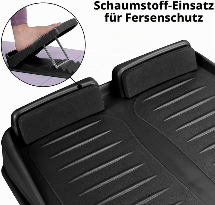 JADE KIT Slant Board Wadendehner, verstellbar, 4 Stufen, rutschfestes Design, Neigungsbrett, Beinfus