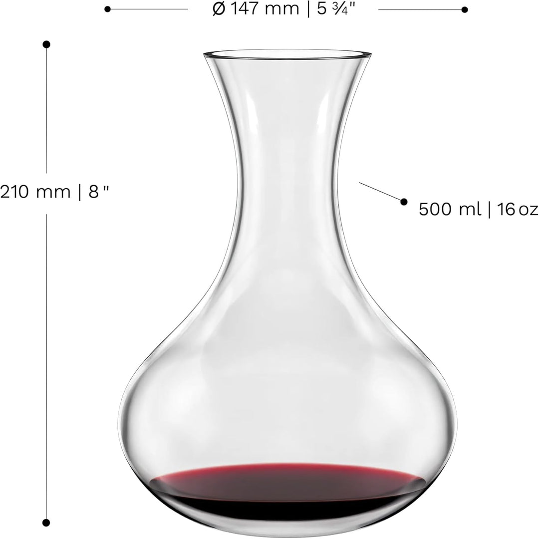 Stölzle Lausitz Dekanter Bordeaux 750 ml – Eleganter Rotwein Dekantierer für optimale Aromenentfaltu