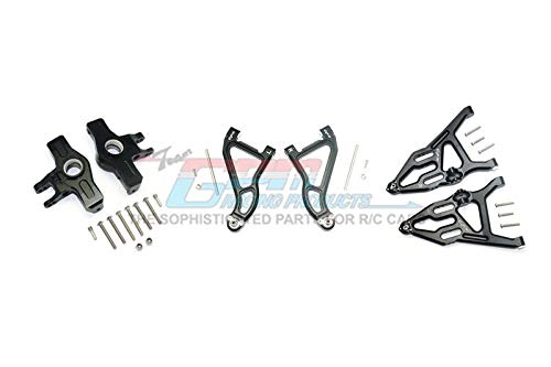 GPM for Traxxas Unlimited Desert Racer 4X4 (#85076-4) Aluminum Front Upper & Lower Arms + Knuckle Ar