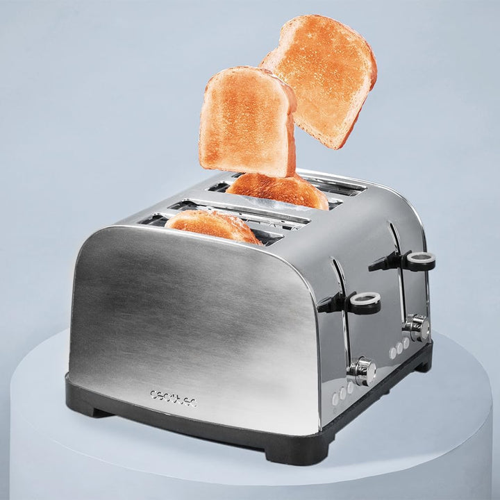 Cecotec Vertikaler Toaster 4 Kurze Schlitze Toastin&