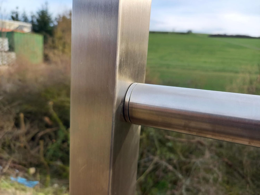 Klimmzugstange 70-170cm massiv, 2,5mm Wandstärke – Pull Up Bar für Indoor &amp; Outdoor, Reckstange, Tur