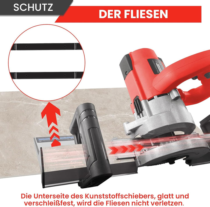 VKE 1200W 45 grad Elektrischer Fliesenschneider mit Sägeblatt 6, 6