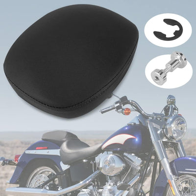 JFG RACING Motorrad Kissen Soziussitz, Sozius Sitzpad,für Sportster Custom XL 883 1200 48 72 Nightst
