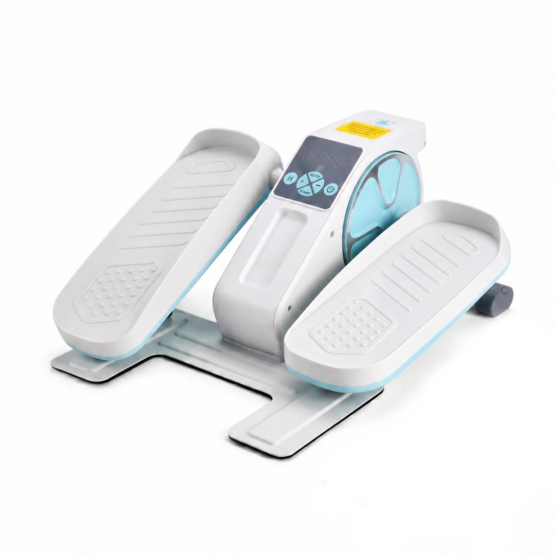 LIVMORE Elektro Fitness Stepper, Magnetischer Widerstand, LCD Display, Fernbedienung, Anti Rutsch Pe