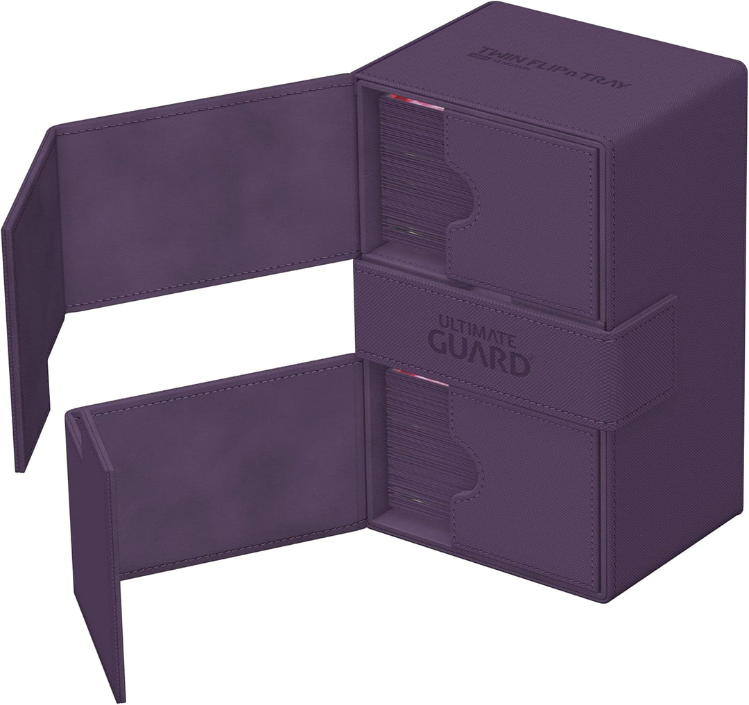 Ultimate Guard Twin Flip`n`Tray 160+ XenoSkin Monocolor Violett, Violett