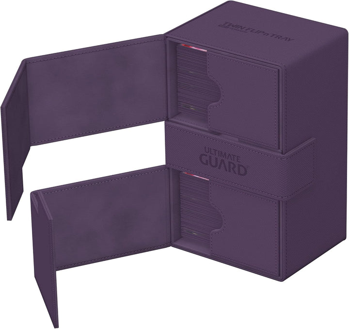 Ultimate Guard Twin Flip`n`Tray 160+ XenoSkin Monocolor Violett, Violett