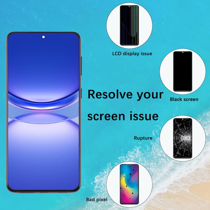 Display Bildschirm für Samsung S21+ Plus 5G G996B OLED Schwarz mit Rahmen | mit Fingerabdruck，mit Re
