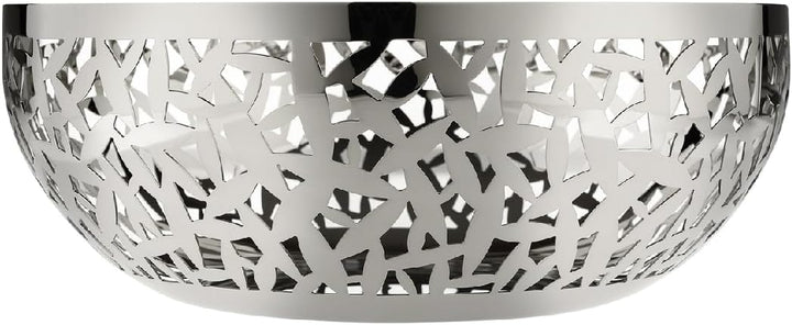Alessi "Cactus" Schale, durchbrochen aus Edelstahl 8.5 x 22 x 11.7 cm Silber, 8.5 x 22 x 11.7 cm Sil