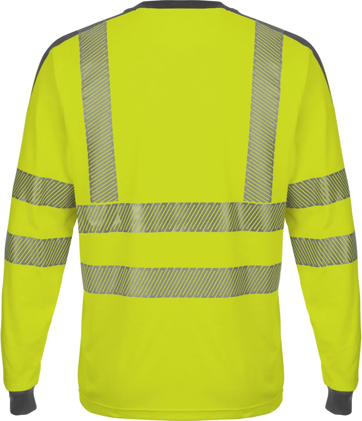 WÜRTH MODYF Warnschutz Langarmshirt Neon M Gelb Anthrazit, M Gelb Anthrazit