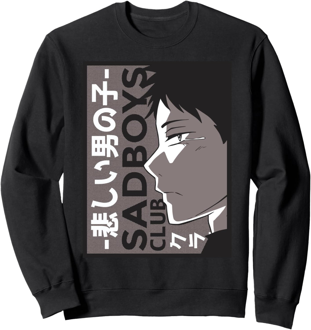 Anime Sad Boys Club EGirl EBoy Sad Boy Japan Aesthetic Anime Sweatshirt