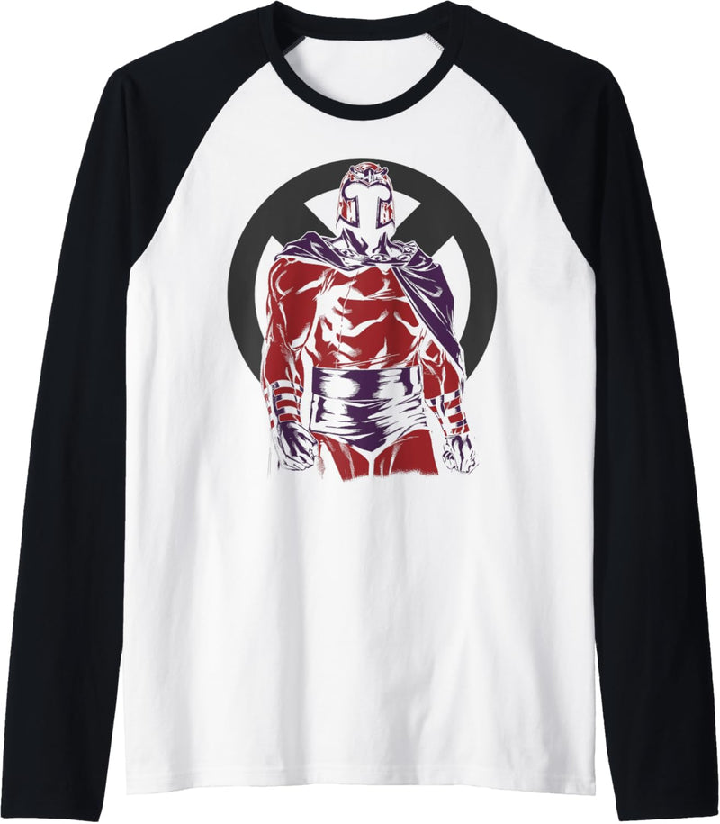 Marvel X-Men Magneto Epic Tonal Silhouetted Raglan