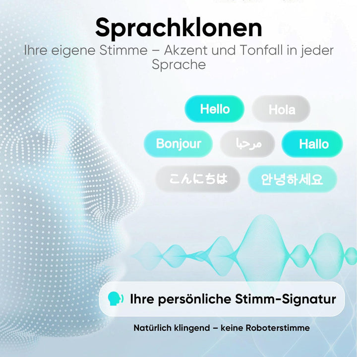 Sprachübersetzer Gerät, Echtzeit-Übersetzung Sprache, Sprachübersetzer 140+ Sprachen, Offline Überse
