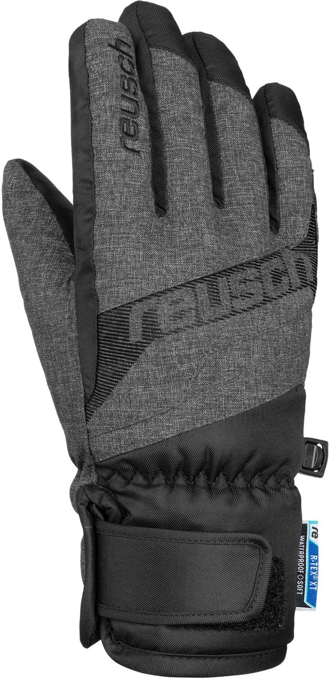 Reusch Kinder Dario R-tex Xt Handschuhe 3.5 black / black melange, 3.5 black / black melange