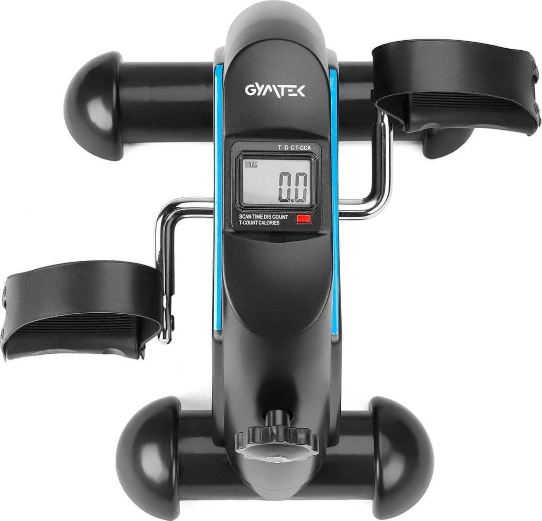 Gymtek Pedaltrainer, Mini-Heimtrainer - LCD-Bildschirm - Einstellbarer Widerstand - Mini-Bike - bis