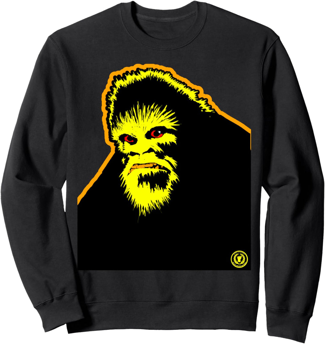 Mad Bigfoot Angry Sasquatch Mean Yeti Scary Monster Cryptid Sweatshirt